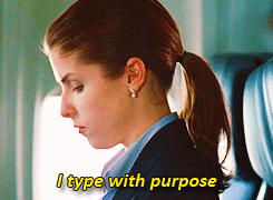 Anna Kendrick GIF. Gifs Filmsterren Anna kendrick Typen Up in the air 