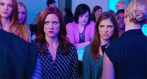 Pitch perfect Wow Gifs Filmsterren Anna kendrick 