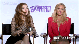 Pitch perfect Wow Gifs Filmsterren Anna kendrick 