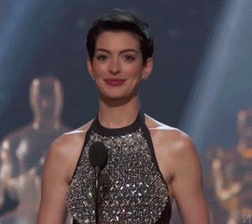 Gifs Filmsterren Anne hathaway oscars schitteren mash up brandend Oscars 2014 