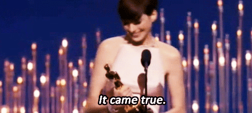 Gifs Filmsterren Anne hathaway oscars het waar kwam 