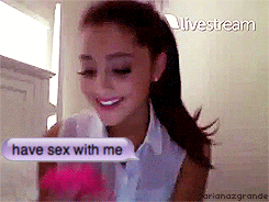 Ariana Grande GIF. Artiesten Ariana grande Gifs 