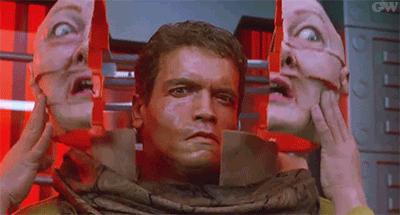 Film Gifs Filmsterren Arnold schwarzenegger kilte woordspeling Batman en Robin Mr Freeze 