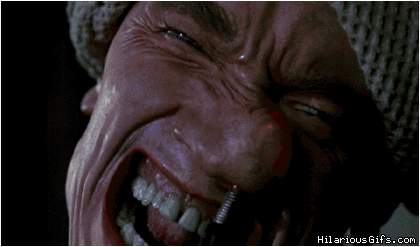 Gifs Filmsterren Arnold schwarzenegger neus Gary Busey Booger 