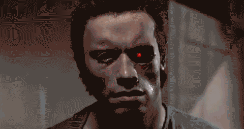 Film Terminator Vechten robot Gifs Filmsterren Arnold schwarzenegger james cameron t science fiction 