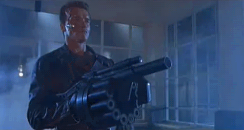 Gifs Filmsterren Arnold schwarzenegger commando leugen i lied 