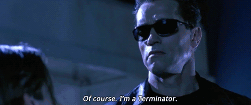 Bioscoop robot Cyborg Gifs Filmsterren Arnold schwarzenegger james cameron Terminator 2 Judgment Day 