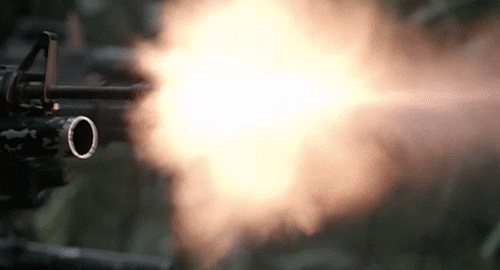 Geweer Predator Gifs Filmsterren Arnold schwarzenegger machinegeweer 