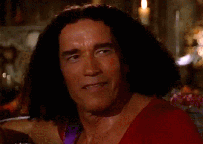 Gifs Filmsterren Arnold schwarzenegger oppasser Mr Freeze James Corden 
