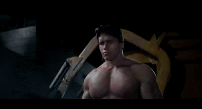 Gifs Filmsterren Arnold schwarzenegger QVC naar de choppa tafel flip 