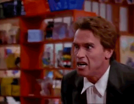 Applaus Film Gifs Filmsterren Arnold schwarzenegger lachend klappen jungle helemaal 