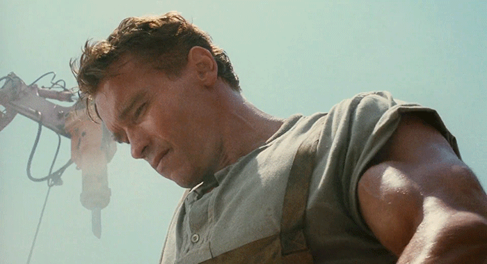 Boos Gifs Filmsterren Arnold schwarzenegger komedie gefrustreerd schreeuwend kindergarten cop 