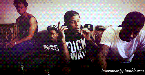 Artiesten Gifs ASAP rocky bw swag asap mob 