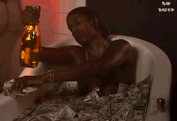 Artiesten geld Gifs ASAP rocky $$$ 