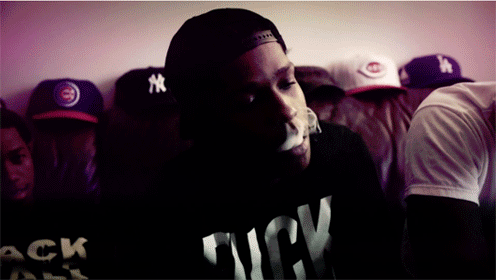 Artiesten Hip hop Roken Rook Gifs ASAP rocky nieuw oud tik roken guy 