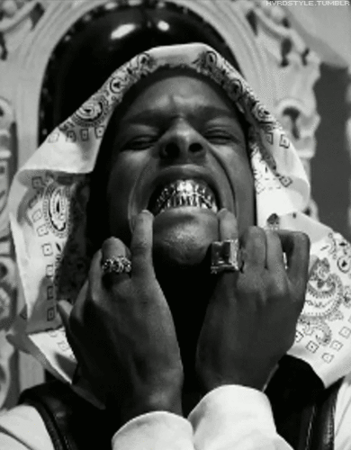 Artiesten Gifs ASAP rocky swag 
