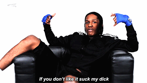 Artiesten Gifs ASAP rocky swag 