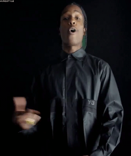 Artiesten Zwart Gifs ASAP rocky asap 