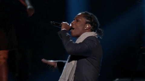 Artiesten Gifs ASAP rocky fuck u middelvinger 