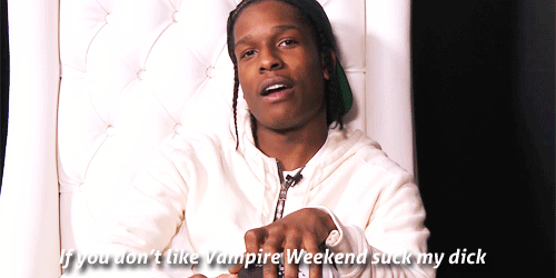 Artiesten Hip hop Roken Rook Gifs ASAP rocky nieuw oud tik roken guy 