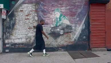 Artiesten Gifs ASAP rocky zwart en wit 