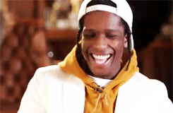 Asap Rocky GIF. Artiesten Gifs Asap rocky Glimlach Lachend Haha 