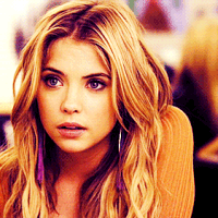 Ashley Benson GIF. Pretty little liars Gifs Filmsterren Ashley benson Pll Hanna marin Pictog 