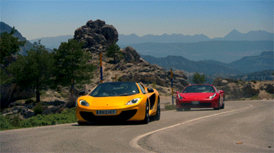 Voertuigen Films en series audi r8 Audi Gifs Top gear automotive MP412C jaguar xkr ferrari 458 