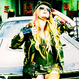 Artiesten Avril lavigne Zanger Gifs zwart en wit avril lavigne 