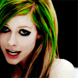 Avril Lavigne GIF. Artiesten Avril lavigne Gifs Black star 