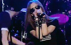 Avril Lavigne GIF. Artiesten Avril lavigne Gifs Zwart en wit 