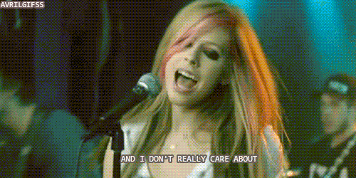 Artiesten Avril lavigne Gifs black star 