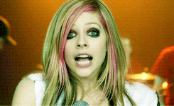 Avril Lavigne GIF. Artiesten Avril lavigne Zanger Gifs Zwart en wit Avril Lavigne 