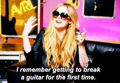 Avril Lavigne GIF. Artiesten Avril lavigne Gifs Black star 