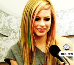 Avril Lavigne GIF. Artiesten Avril lavigne Smile Gifs 