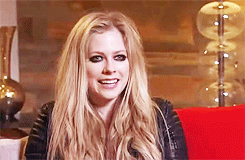 Avril Lavigne GIF. Artiesten Avril lavigne Gifs Zwart en wit 