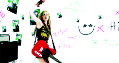 Avril Lavigne GIF. Artiesten Avril lavigne Makeup Gifs Klaar maken 