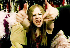 Avril Lavigne GIF. Artiesten Avril lavigne Makeup Gifs Klaar maken 