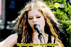 Avril Lavigne GIF. Artiesten Avril lavigne Gifs Black star 