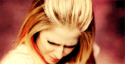 Avril Lavigne GIF. Artiesten Avril lavigne Gifs Zwart en wit 