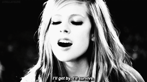 Artiesten Avril lavigne Gifs opgewonden 