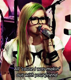 Avril Lavigne GIF. Artiesten Avril lavigne Nostalgie Gifs Muziekvideo Complicated 