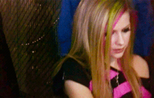 Avril Lavigne GIF. Boos Artiesten Avril lavigne Dom Gifs Pons Breuk Mirron 