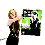 Avril Lavigne GIF. Artiesten Avril lavigne Smile Gifs 