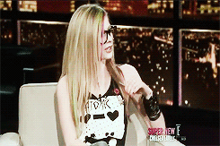 Avril Lavigne GIF. Artiesten Avril lavigne Gifs Opgewonden 