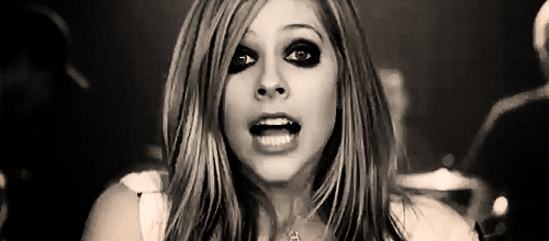 Muziek Artiesten Avril lavigne Gifs muziekvideo fuck u middelvinger what the hell 