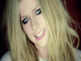 Avril Lavigne GIF. Artiesten Avril lavigne Gifs Opgewonden Duimen omhoog Grote glimlach 