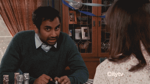 Gifs Filmsterren Aziz ansari parken en rec ben swartz 