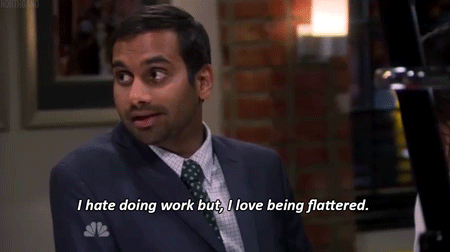 Sesamstraat Grover Gifs Filmsterren Aziz ansari 