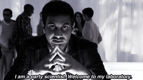 Gifs Filmsterren Amy poehler Aziz ansari parks and recreation tom Haverford 